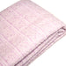 Tissu Tweed de coton faux-uni rose & blanc - Fabrication française - TissusPapi.com