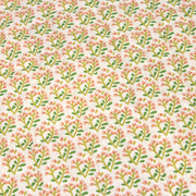 Tissu Matelassé coton au patchwork de motifs fleuris et verso fleuri écru - OEKO - TEX - TissusPapi.com