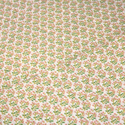 Tissu Matelassé coton au patchwork de motifs fleuris et verso fleuri écru - OEKO - TEX - TissusPapi.com