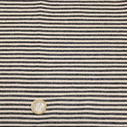 Tissu coton rustique rayé 3mm : Noir/écru ou Rouge/écru - TissusPapi.com