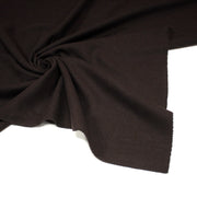 Tissu Drap de laine marron chocolat - TissusPapi.com