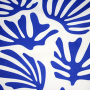 Tissu gabardine imprimée SILHOUETTE : trois motifs bleus et blancs - OEKO - TEX STANDARD 100 - TissusPapi.com