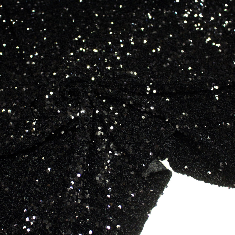 Tissu Sequin paillettes sur velours, nombreuses couleurs ! - TissusPapi.com