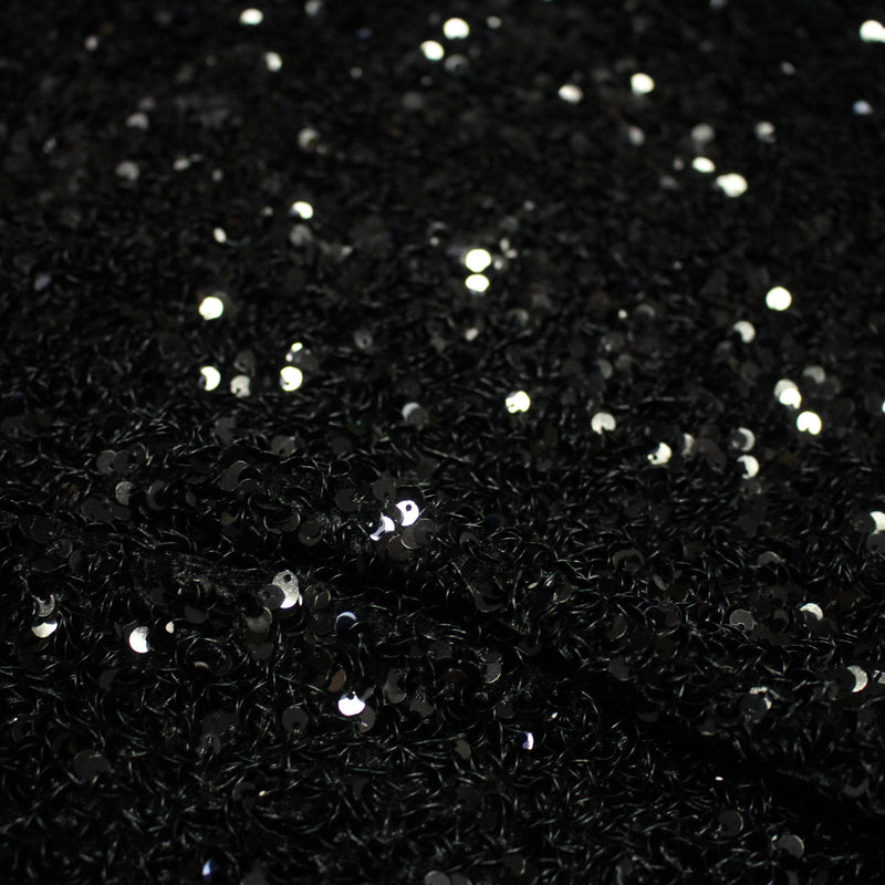 Tissu Sequin paillettes sur velours, nombreuses couleurs ! - TissusPapi.com