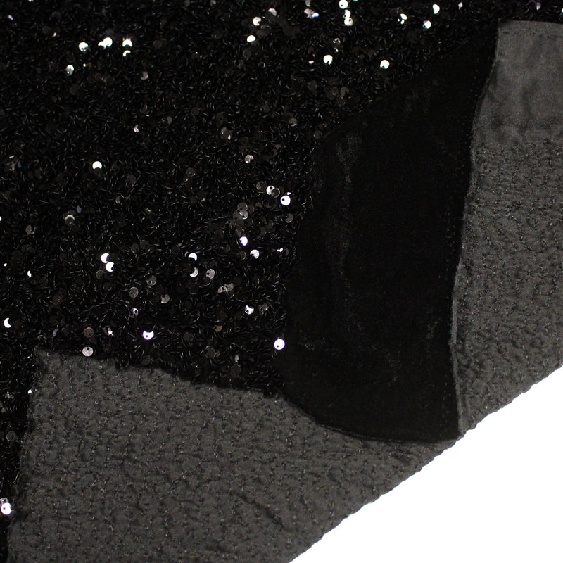 Tissu Sequin paillettes sur velours, nombreuses couleurs ! - TissusPapi.com