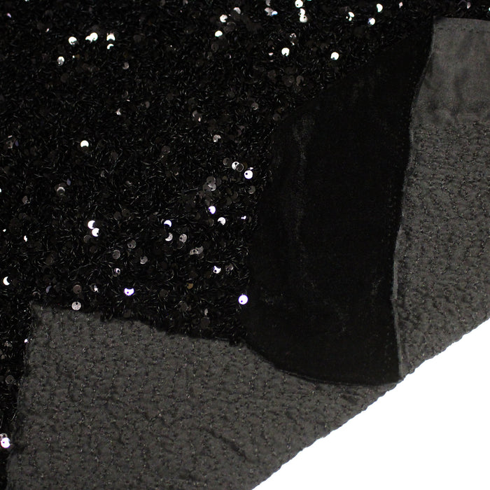 Tissu Sequin paillettes sur velours, nombreuses couleurs !
