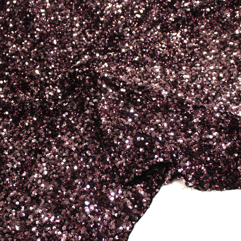 Tissu Sequin paillettes sur velours, nombreuses couleurs ! - TissusPapi.com