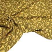 Tissu Viscose fluide MONIQUE faux - uni léopard vert & bronze - OEKO - TEX - TissusPapi.com