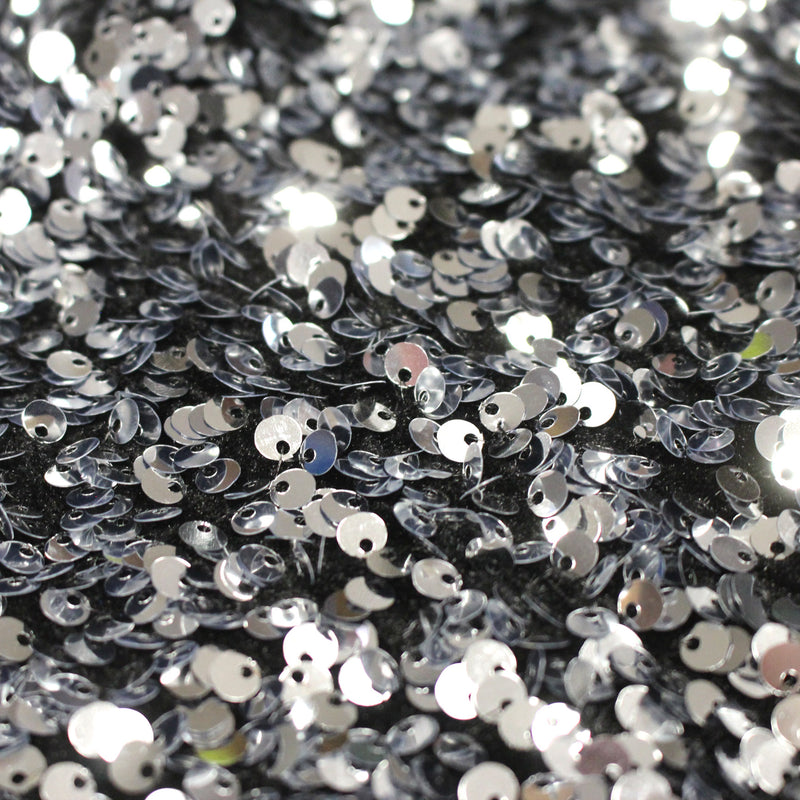 Tissu Sequin paillettes sur velours, nombreuses couleurs ! - TissusPapi.com