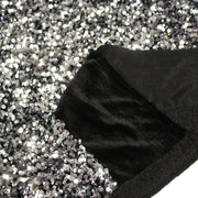 Tissu Sequin paillettes sur velours, nombreuses couleurs ! - TissusPapi.com