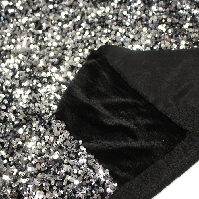 Tissu Sequin paillettes sur velours, nombreuses couleurs !