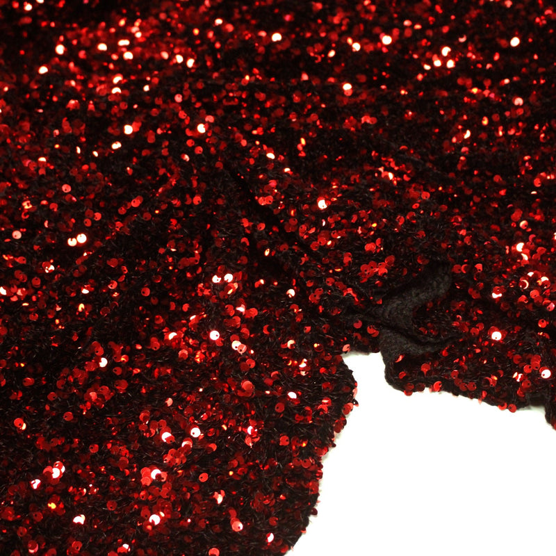 Tissu Sequin paillettes sur velours, nombreuses couleurs ! - TissusPapi.com