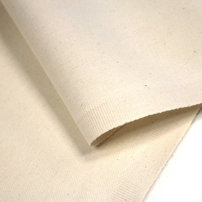 Tissu gabardine coton écru, COLLECTION SIGNATURE - OEKO-TEX STANDARD 100