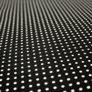 Tissu coton POLKA DOT noir et pois écrus 2mm - TissusPapi.com