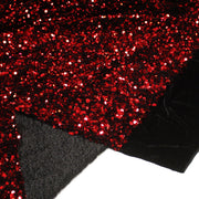 Tissu Sequin paillettes sur velours, nombreuses couleurs ! - TissusPapi.com