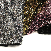 Tissu Sequin paillettes sur velours, nombreuses couleurs ! - TissusPapi.com