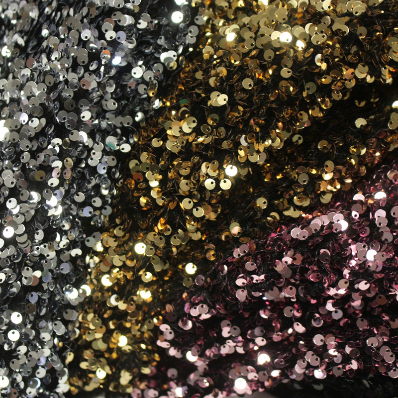 Tissu Sequin paillettes sur velours, nombreuses couleurs ! - TissusPapi.com