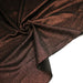 Tissu Maille viscose rouge cuivre lurex et verso noir, de fabrication française - TissusPapi.com