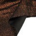 Tissu Maille viscose rouge cuivre lurex et verso noir, de fabrication française - TissusPapi.com