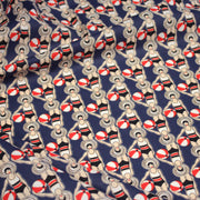 Tissu cotonnade LES NAGEUSES ART DECO - OEKO - TEX STANDARD 100 - TissusPapi.com