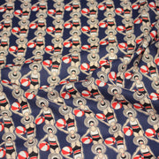 Tissu cotonnade LES NAGEUSES ART DECO - OEKO - TEX STANDARD 100 - TissusPapi.com