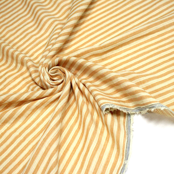 Tissu double gaze coton RAYURES recto verso : nombreuses couleurs ! OEKO - TEX - TissusPapi.com
