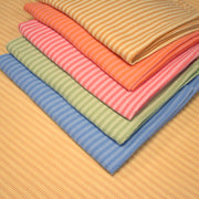 Tissu double gaze coton RAYURES recto verso : nombreuses couleurs ! OEKO - TEX - TissusPapi.com