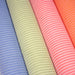 Tissu double gaze coton RAYURES recto verso : nombreuses couleurs ! OEKO - TEX - TissusPapi.com