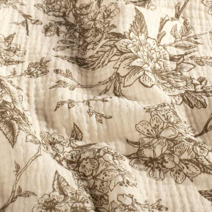 Tissu double gaze TOILE DE JOUY, nombreuses couleurs - STANDARD 100 OEKO - TEX - TissusPapi.com