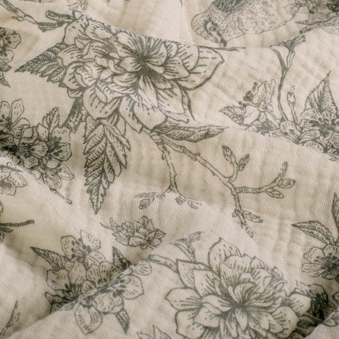 Tissu double gaze TOILE DE JOUY, nombreuses couleurs - STANDARD 100 OEKO - TEX - TissusPapi.com
