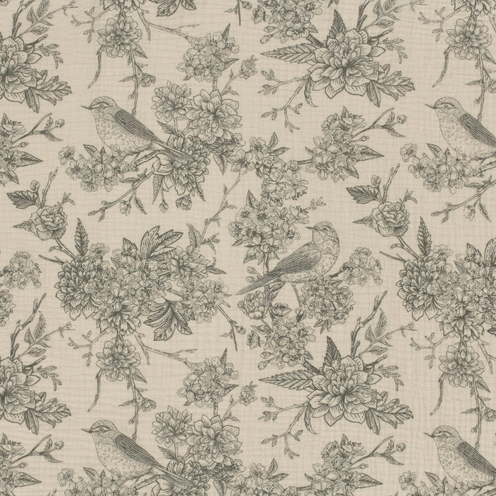 Tissu double gaze TOILE DE JOUY, nombreuses couleurs - STANDARD 100 OEKO - TEX - TissusPapi.com