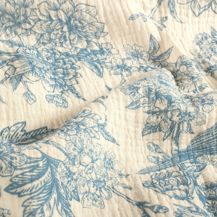 Tissu double gaze TOILE DE JOUY, nombreuses couleurs - STANDARD 100 OEKO - TEX - TissusPapi.com
