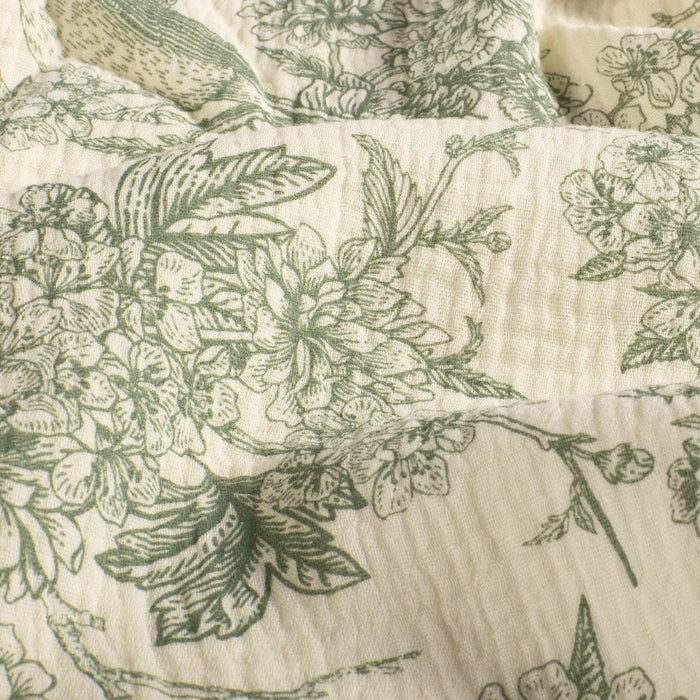 Tissu double gaze TOILE DE JOUY, nombreuses couleurs - STANDARD 100 OEKO - TEX - TissusPapi.com