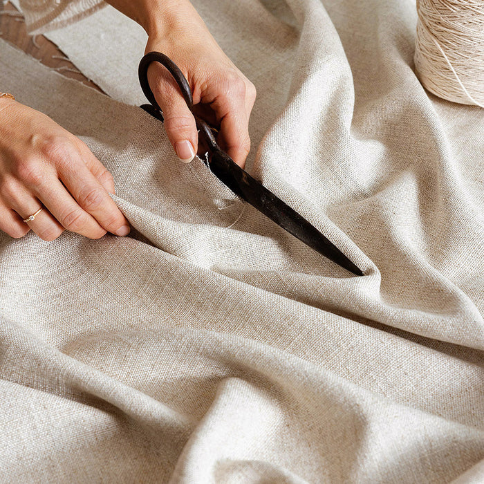 Tissu LIN DELUXE, lin & viscose, la parfaite couleur lin - STANDARD 100 OEKO-TEX