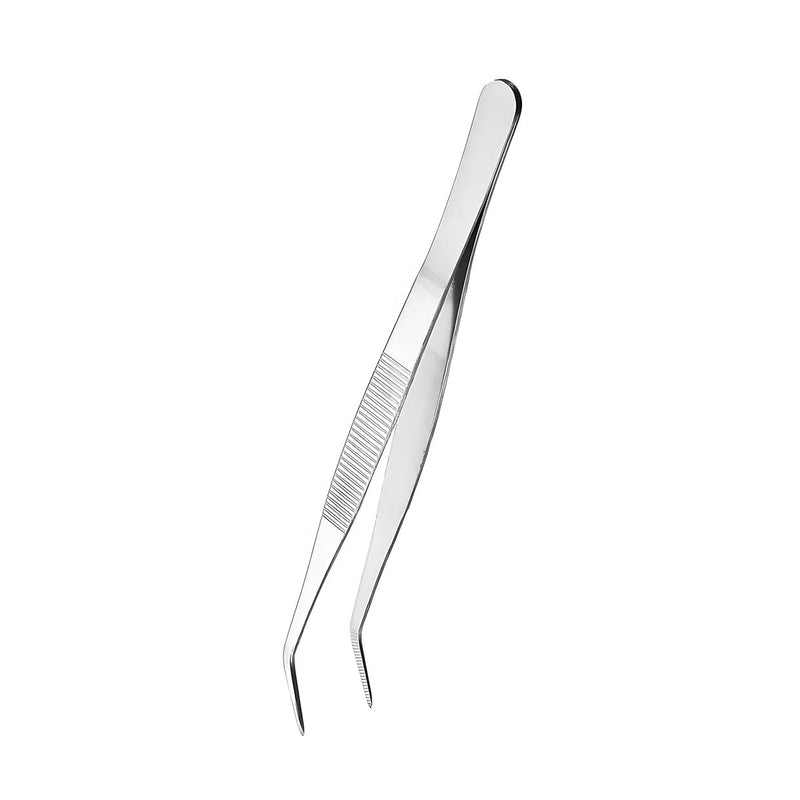 Pince courbe inoxydable 14cm, brucelle 14cm – Précision & finesse - TissusPapi.com