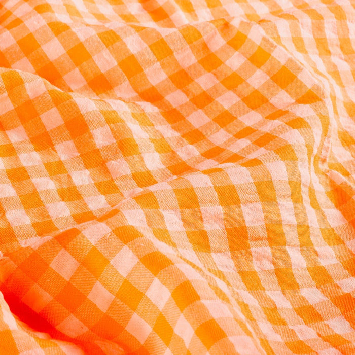 Tissu seersucker coton Vichy : nombreuses couleurs estivales ! - STANDARD 100 OEKO - TEX - TissusPapi.com