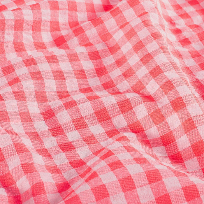 Tissu seersucker coton Vichy : nombreuses couleurs estivales ! - STANDARD 100 OEKO - TEX - TissusPapi.com