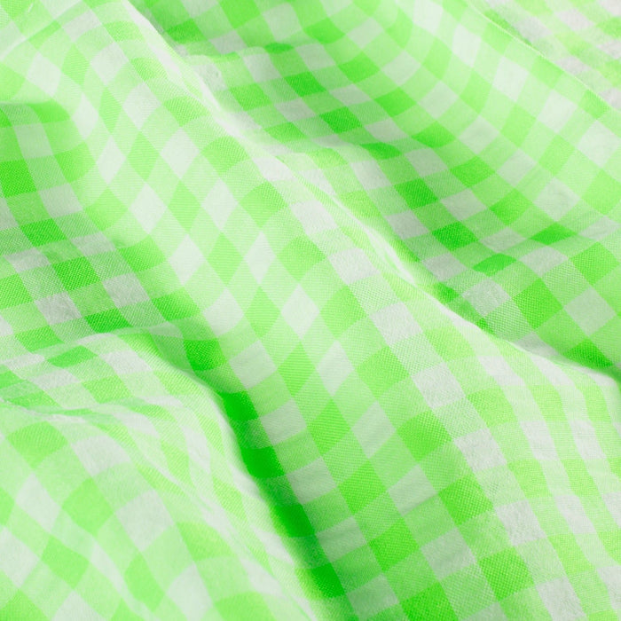 Tissu seersucker coton Vichy : nombreuses couleurs estivales ! - STANDARD 100 OEKO - TEX - TissusPapi.com