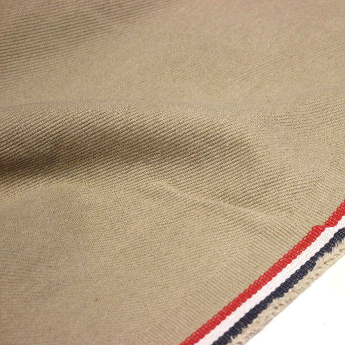 Tissu SERGÉ DENIM DE COTON ÉPAIS : trois couleurs - Matière recyclée & fabrication française