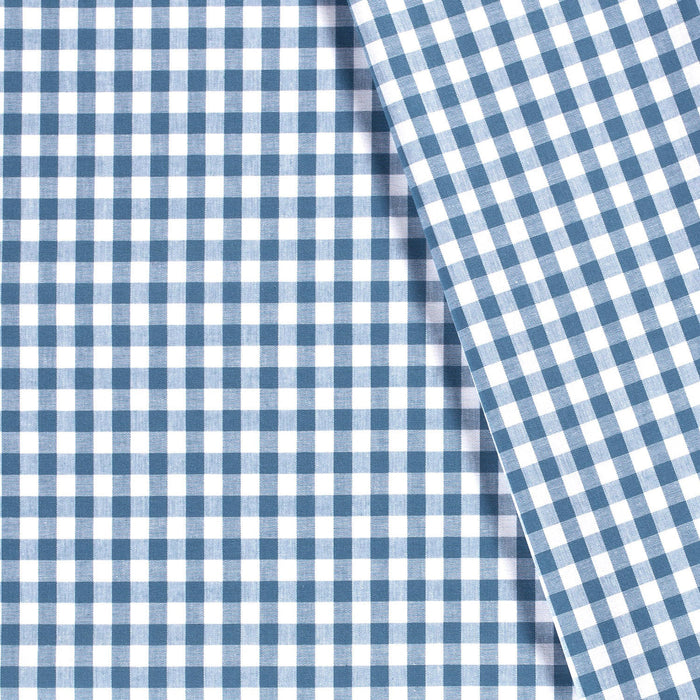 Tissu cotonnade VICHY carreaux 10mm : nombreuses couleurs ! - STANDARD 100 OEKO - TEX - TissusPapi.com