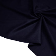 Tissu Drap de laine uni Bleu marine, fabrication italienne - TissusPapi.com