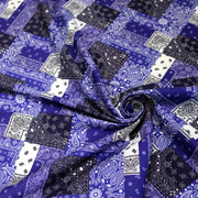 Tissu gabardine coton imprimée motif BANDANA paisley : nombreuses couleurs ! - OEKO-TEX STANDARD 100 - TissusPapi.com