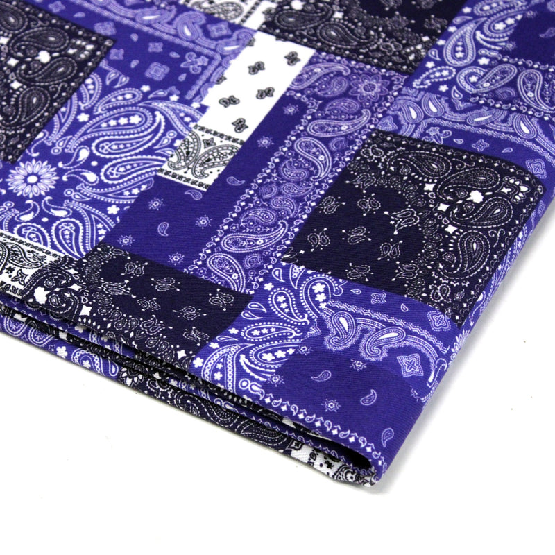 Tissu gabardine coton imprimée motif BANDANA paisley : nombreuses couleurs ! - OEKO-TEX STANDARD 100 - TissusPapi.com