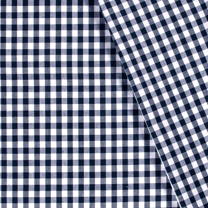 Tissu cotonnade VICHY carreaux 10mm : nombreuses couleurs ! - STANDARD 100 OEKO - TEX - TissusPapi.com