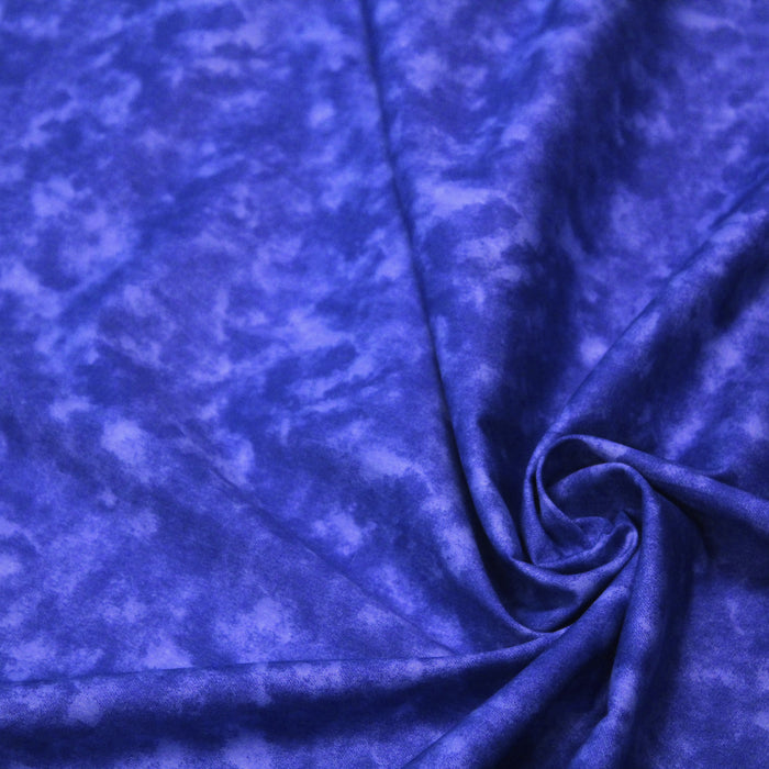 Tissu cotonnade faux-uni marbré pour patchwork & habillement : nombreuses couleurs !