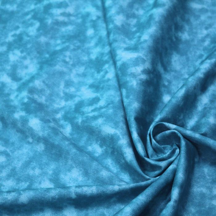 Tissu cotonnade faux-uni marbré pour patchwork & habillement : nombreuses couleurs !