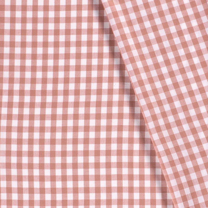Tissu cotonnade VICHY carreaux 10mm : nombreuses couleurs ! - STANDARD 100 OEKO - TEX - TissusPapi.com