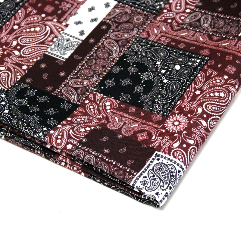 Tissu gabardine coton imprimée motif BANDANA paisley : nombreuses couleurs ! - OEKO-TEX STANDARD 100 - TissusPapi.com
