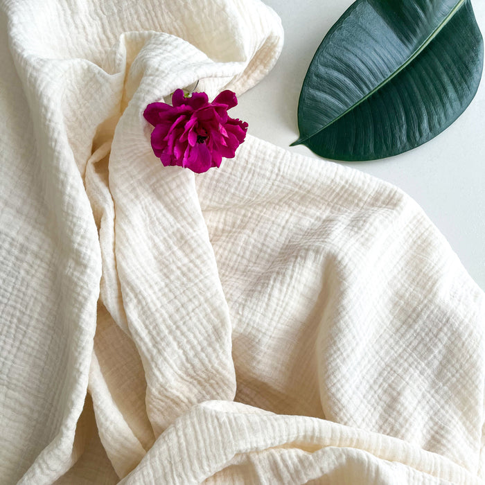 Tissu double gaze de coton : des dizaines de couleurs ! STANDARD 100 OEKO-TEX