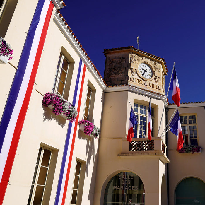 Tissu Drapeau français au mètre - Drapeau France, 80cm de large